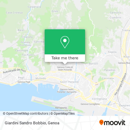 Giardini Sandro Bobbio map