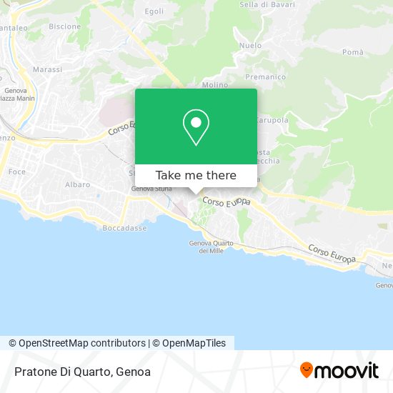 Pratone Di Quarto map
