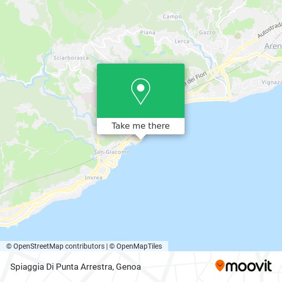 Spiaggia Di Punta Arrestra map