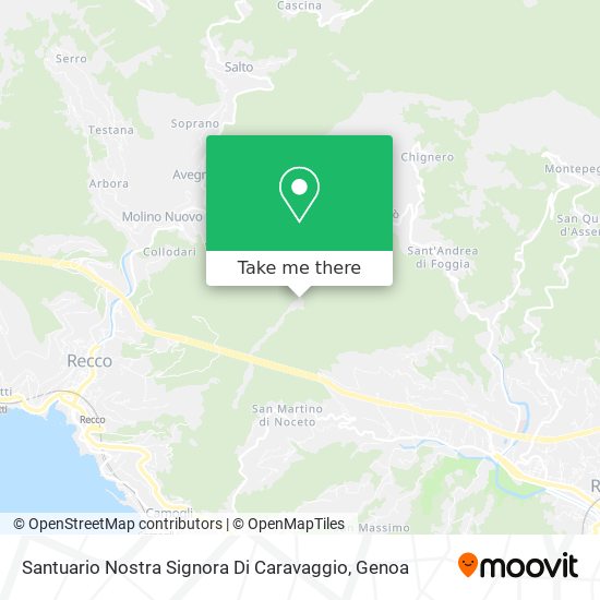 Santuario Nostra Signora Di Caravaggio map