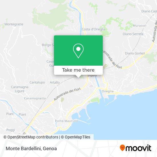 Monte Bardellini map
