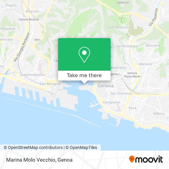 Marina Molo Vecchio map