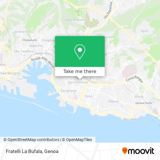 Fratelli La Bufala map