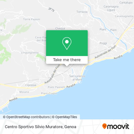 Centro Sportivo Silvio Muratore map