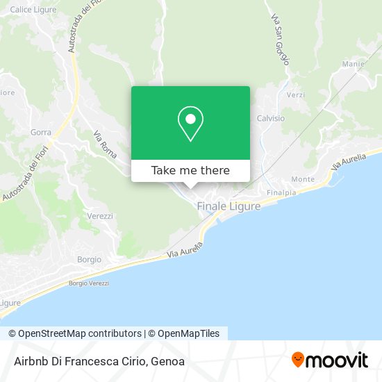 Airbnb Di Francesca Cirio map