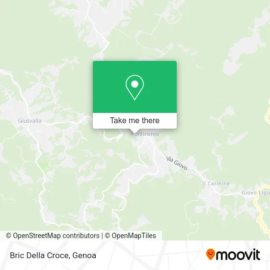 Bric Della Croce map