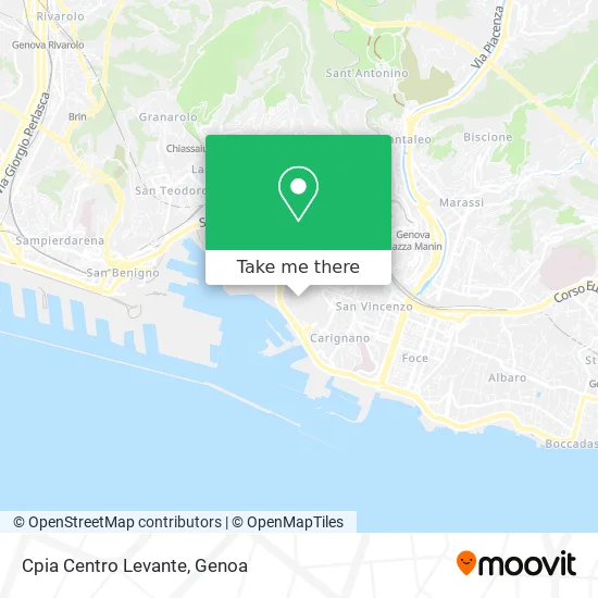 Cpia Centro Levante map