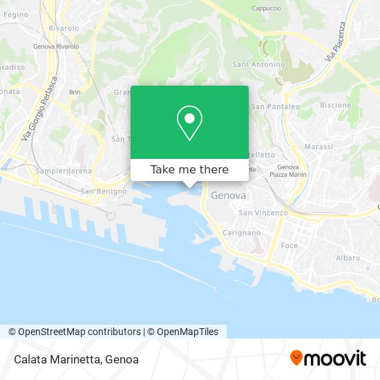 Calata Marinetta map