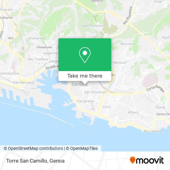 Torre San Camillo map