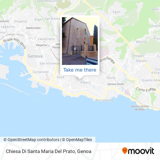 Chiesa Di Santa Maria Del Prato map