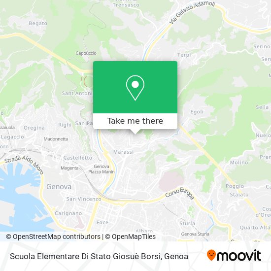 Scuola Elementare Di Stato Giosuè Borsi map