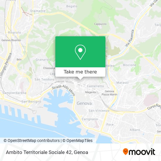 Ambito Territoriale Sociale 42 map