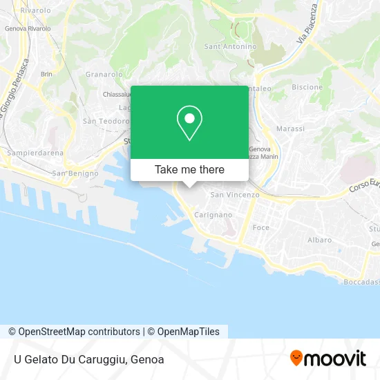 U Gelato Du Caruggiu map
