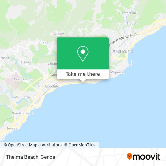 Thelma Beach map