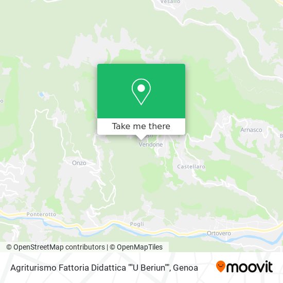Agriturismo Fattoria Didattica ""U Beriun"" map