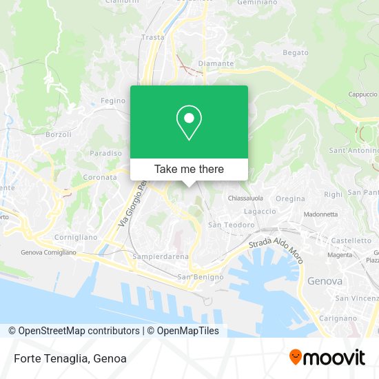 Forte Tenaglia map