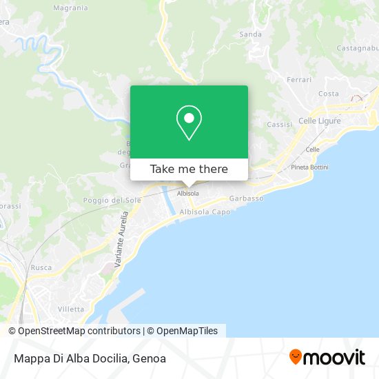 Mappa Di Alba Docilia map