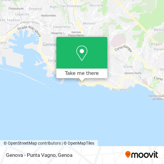 Genova - Punta Vagno map