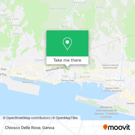 Chiosco Delle Rose map