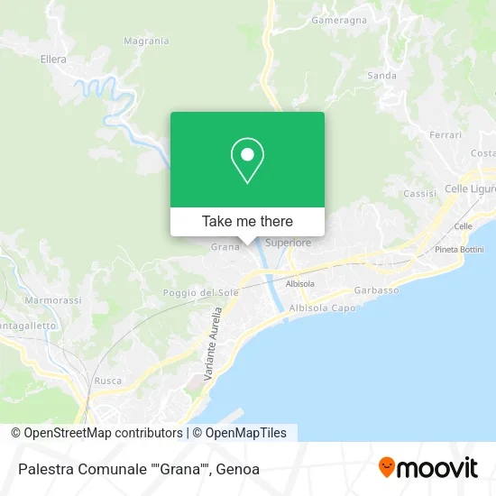 Palestra Comunale ""Grana"" map