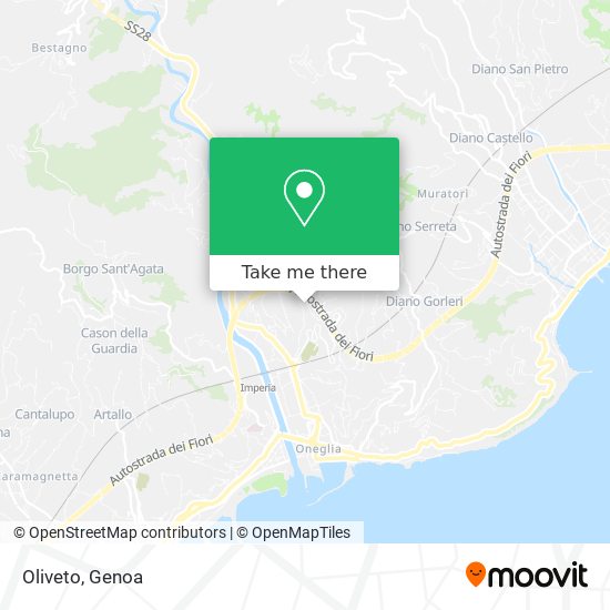 Oliveto map