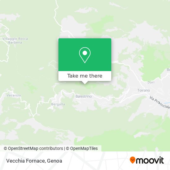 Vecchia Fornace map