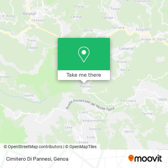 Cimitero Di Pannesi map