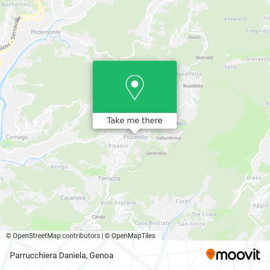 Parrucchiera Daniela map