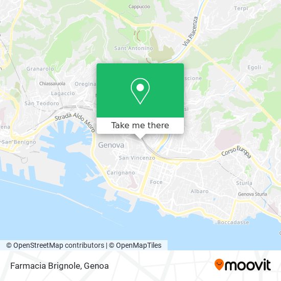 Farmacia Brignole map