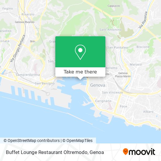 Buffet Lounge Restaurant Oltremodo map