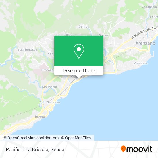 Panificio La Briciola map