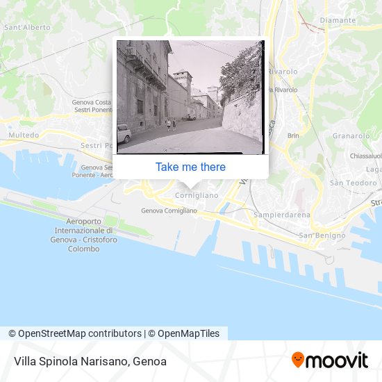 Villa Spinola Narisano map