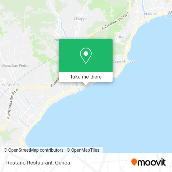 Restano Restaurant map