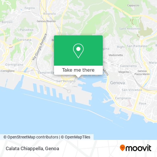Calata Chiappella map