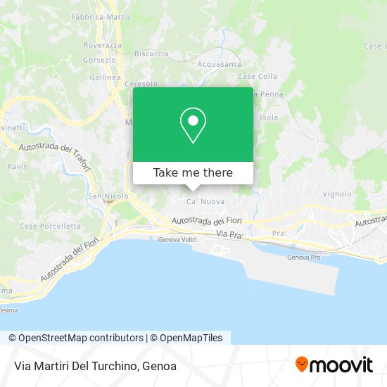 Via Martiri Del Turchino map
