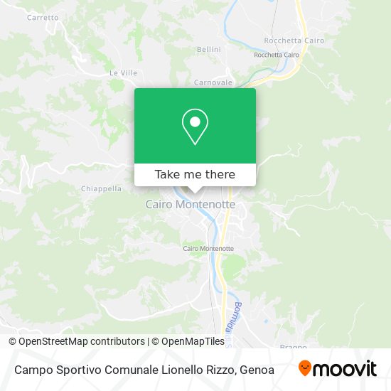 Campo Sportivo Comunale Lionello Rizzo map