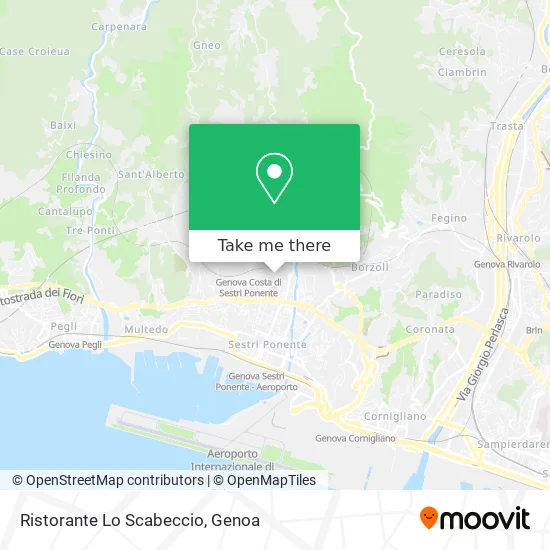 Lo Scabeccio Restaurant map