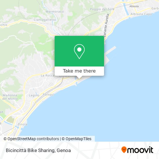 Bicincittà Bike Sharing map