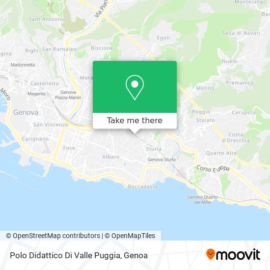 Polo Didattico Di Valle Puggia map