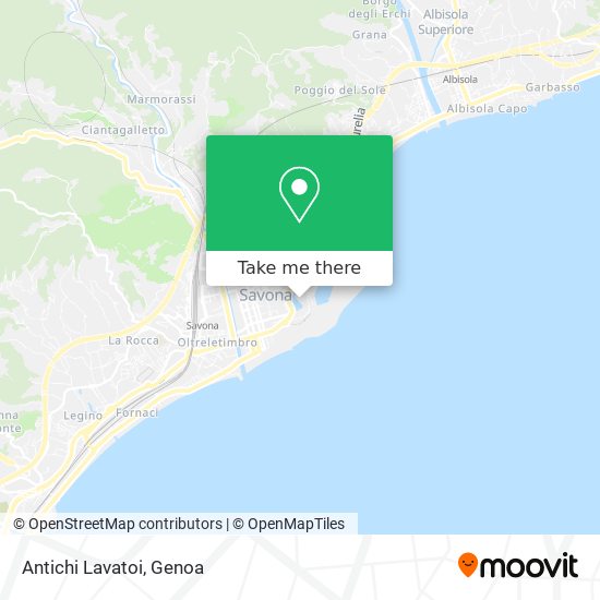 Antichi Lavatoi map