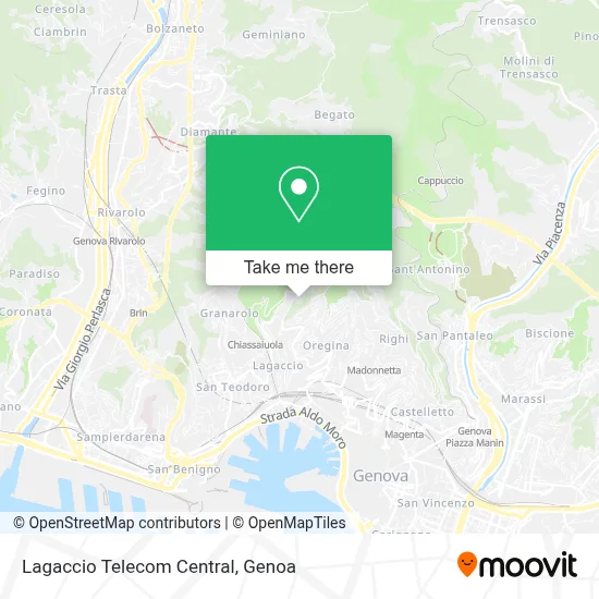 Lagaccio Telecom Central map
