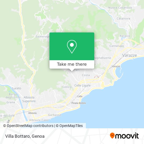 Villa Bottaro map