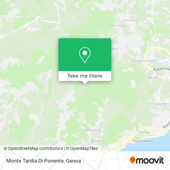 Monte Tardia Di Ponente map