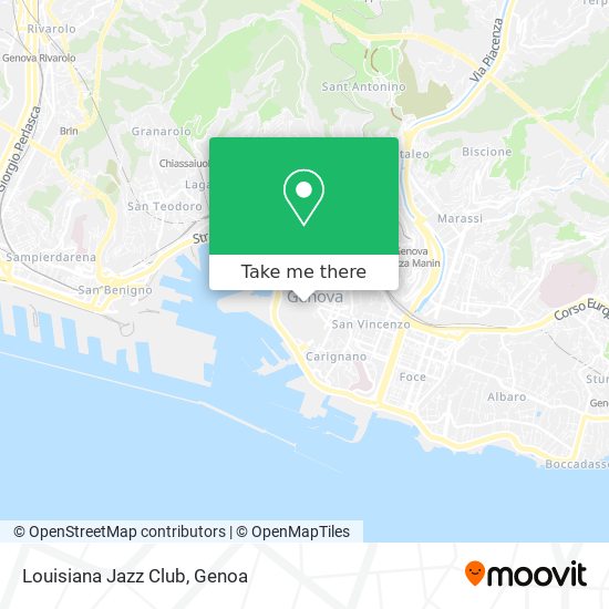 Louisiana Jazz Club map
