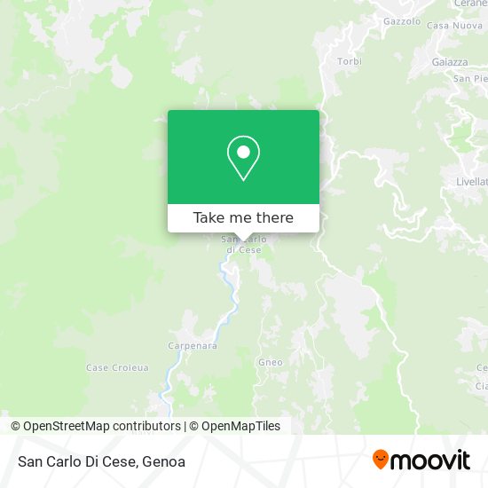 San Carlo Di Cese map