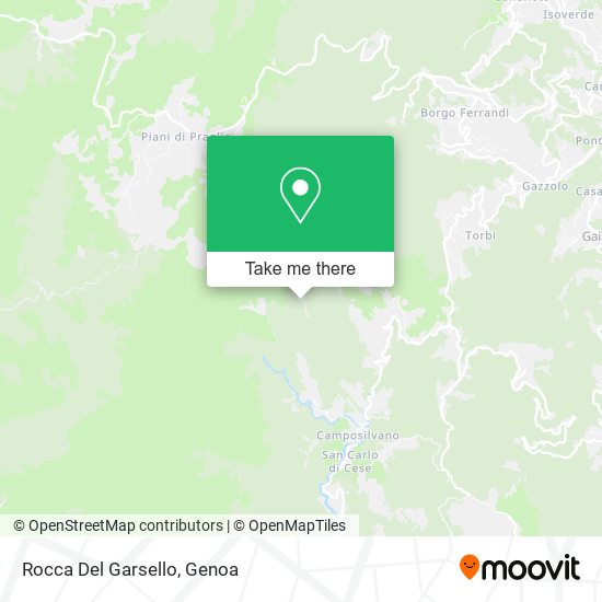 Rocca Del Garsello map