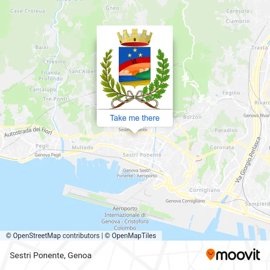 Sestri Ponente map