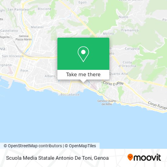 Scuola Media Statale Antonio De Toni map