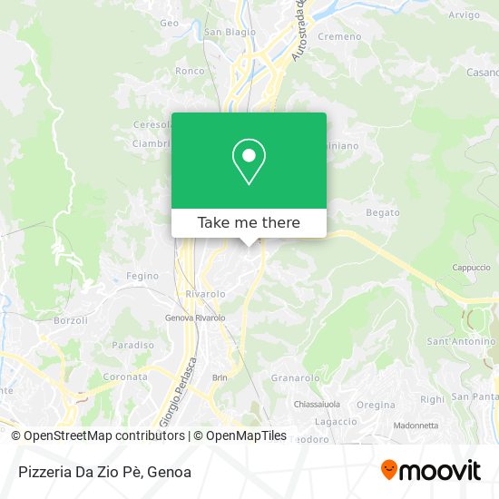 Pizzeria Da Zio Pè map
