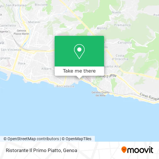 Il Primo Piatto Restaurant map